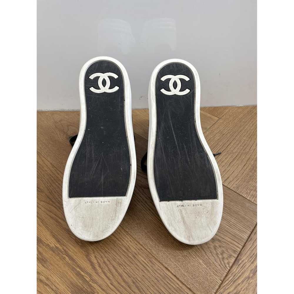 Chanel Boy leather trainers - image 6