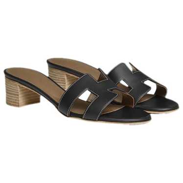 Hermès Oasis leather sandal - image 1