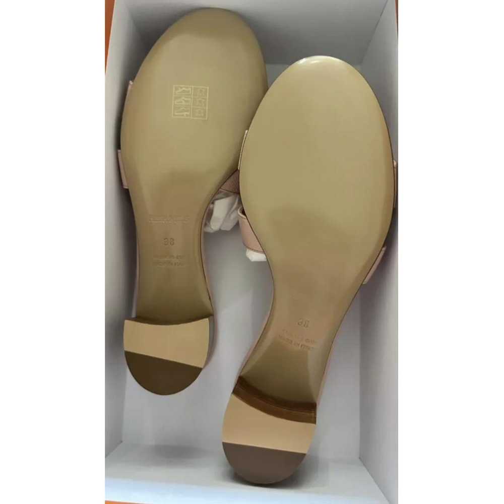 Hermès Oasis leather sandal - image 2