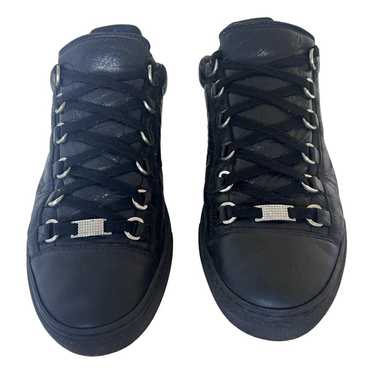 Balenciaga Arena leather low trainers - image 1