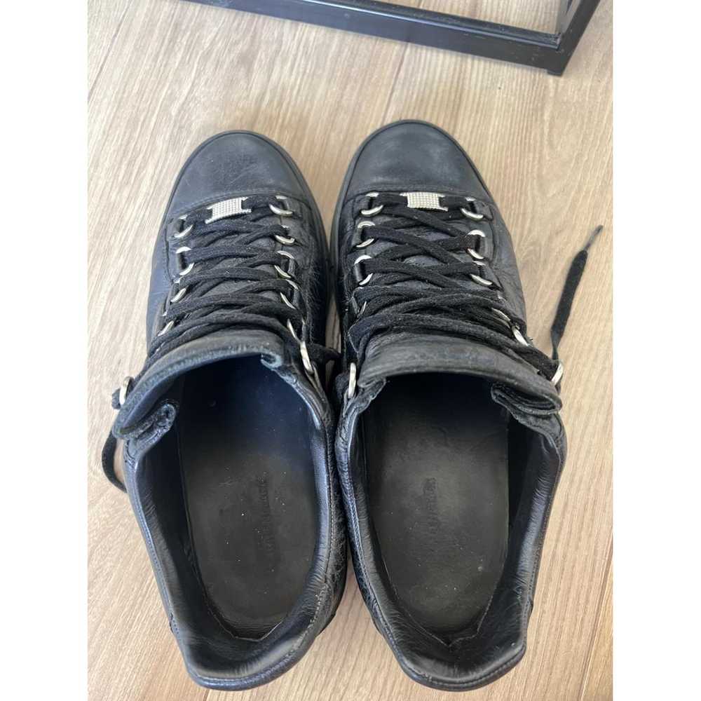 Balenciaga Arena leather low trainers - image 8