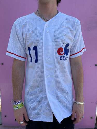 Cooperstown Collection Montreal Expos ANDRE DAWSON Throwback Baseball  Jersey GRAY