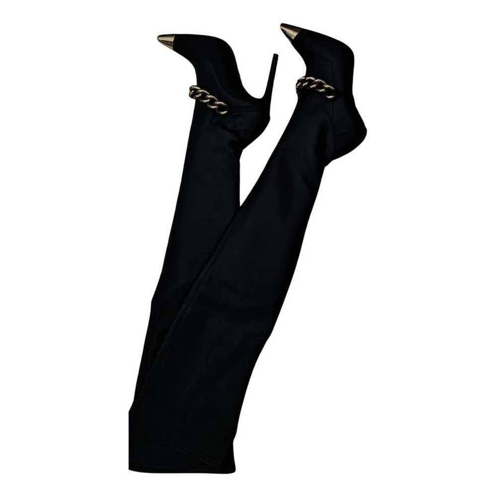 Just Cavalli Leather ankle boots - image 2