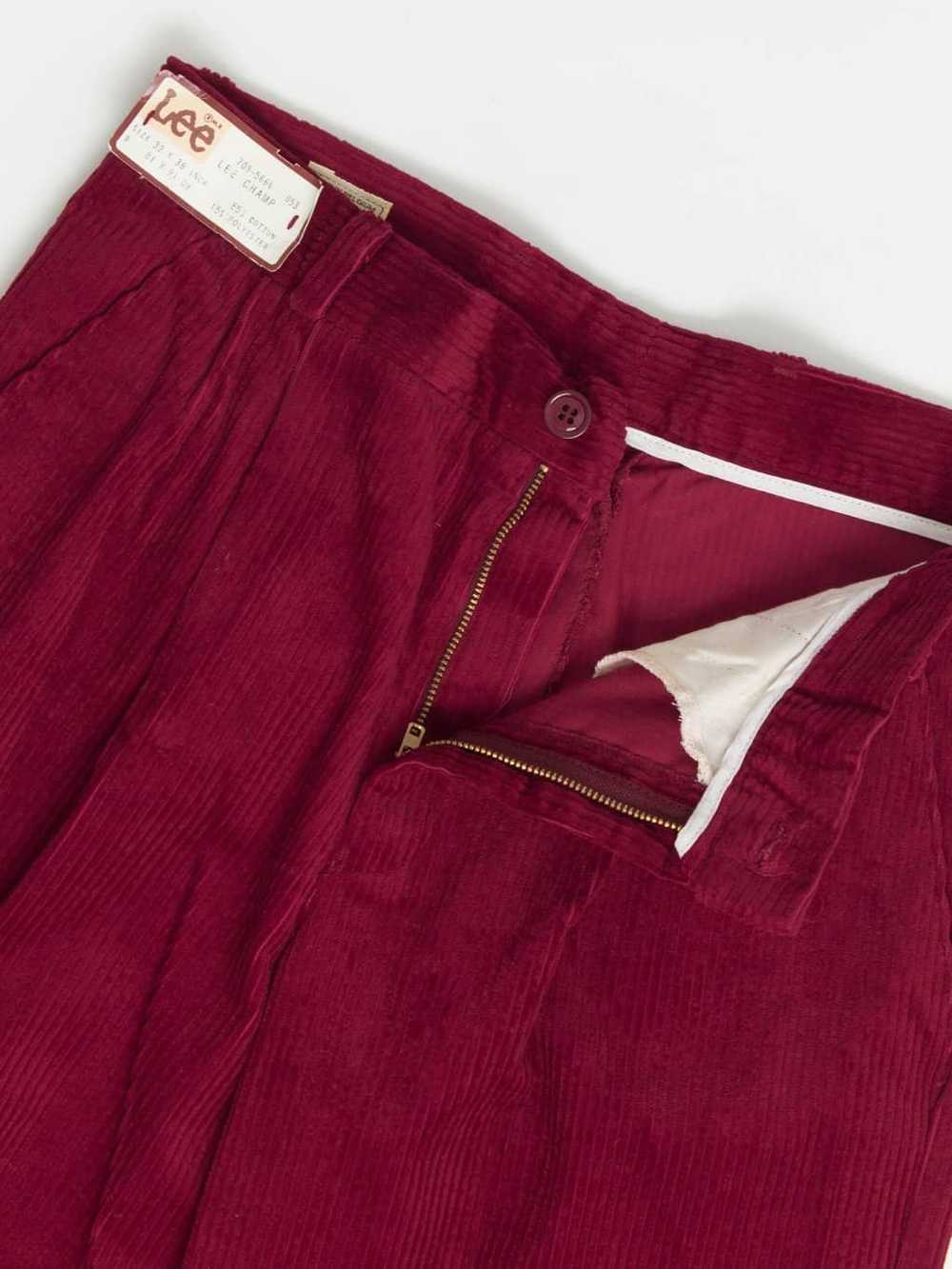 Deadstock 70s vintage Lee corduroy trousers 31 X … - image 2
