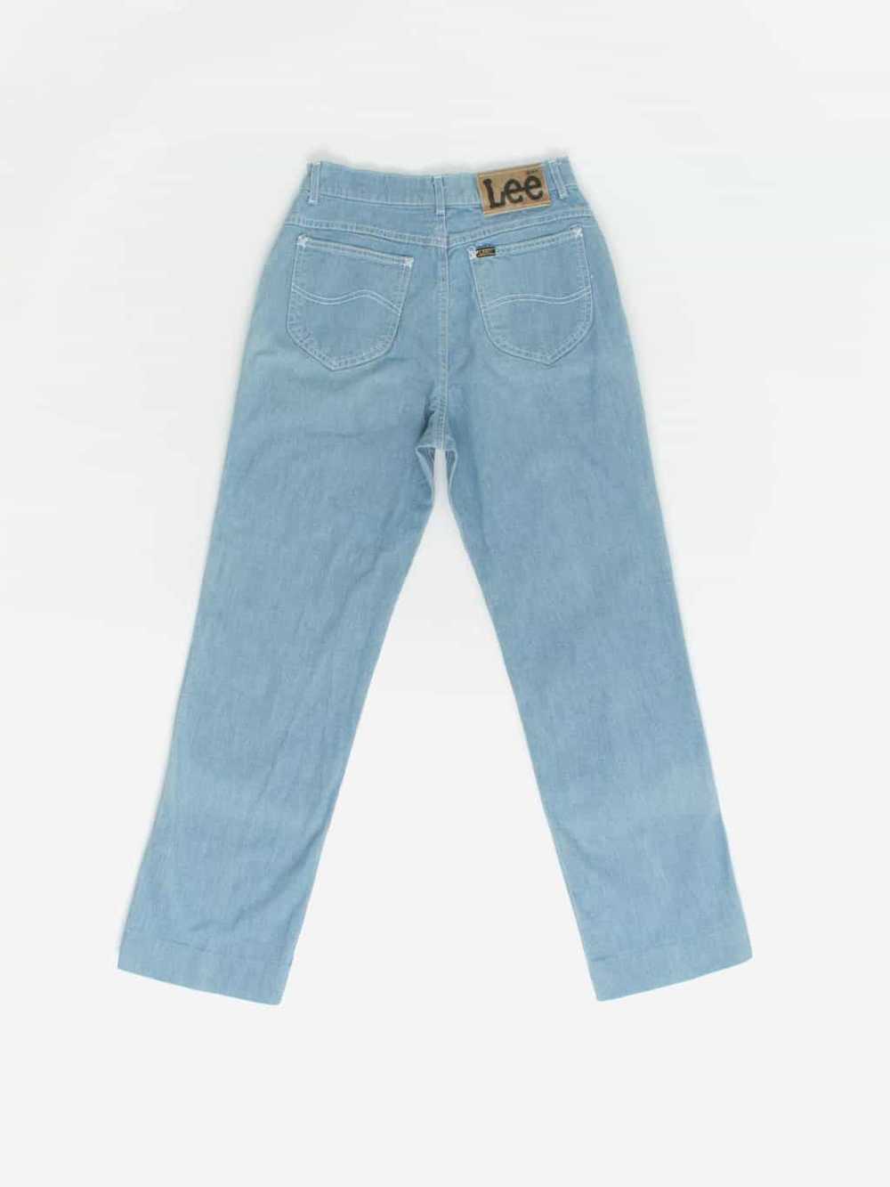 Vintage Lee Riders jeans 26 X 28 blue light wash … - image 3