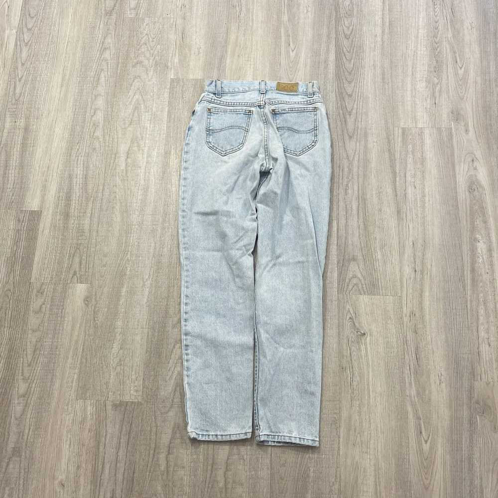 Lee VINTAGE 90s Lee Light Wash Mom Jeans Size 14 … - image 4