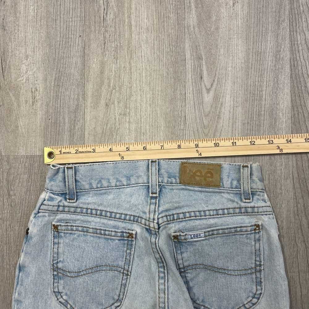 Lee VINTAGE 90s Lee Light Wash Mom Jeans Size 14 … - image 5