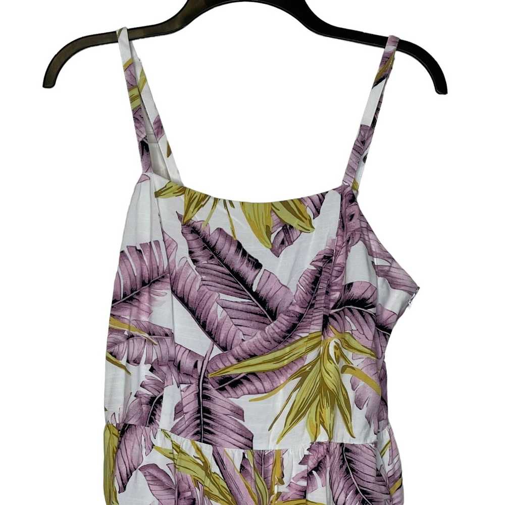 Loft Loft Tropical Paradise Tiered Mini Dress Sle… - image 2