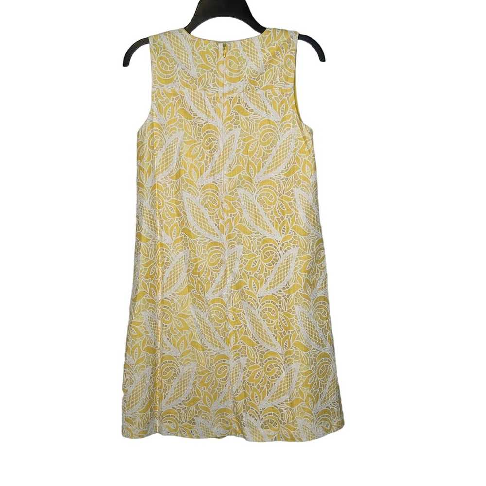 Loft Loft Ann Taylor Women 2 Yellow Floral Lace L… - image 8