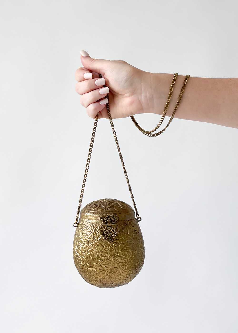 Vintage Brass Bag - image 1