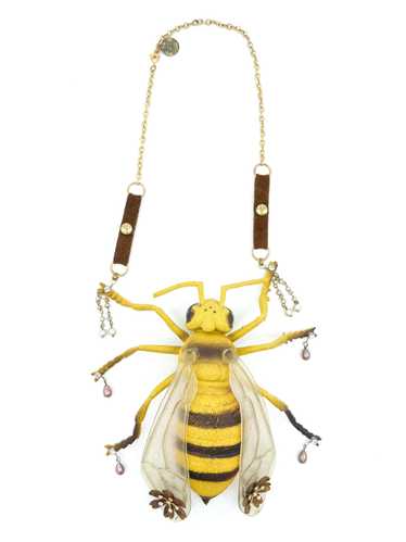 Art To Wear Rubber Bee Necklace