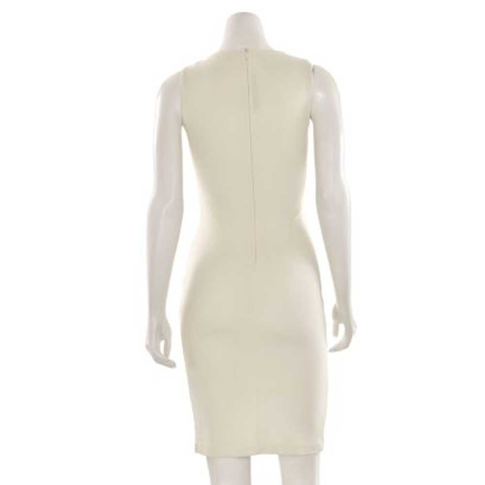 St. John Scoop Neck Sleeveless Sheath Dress in Br… - image 4