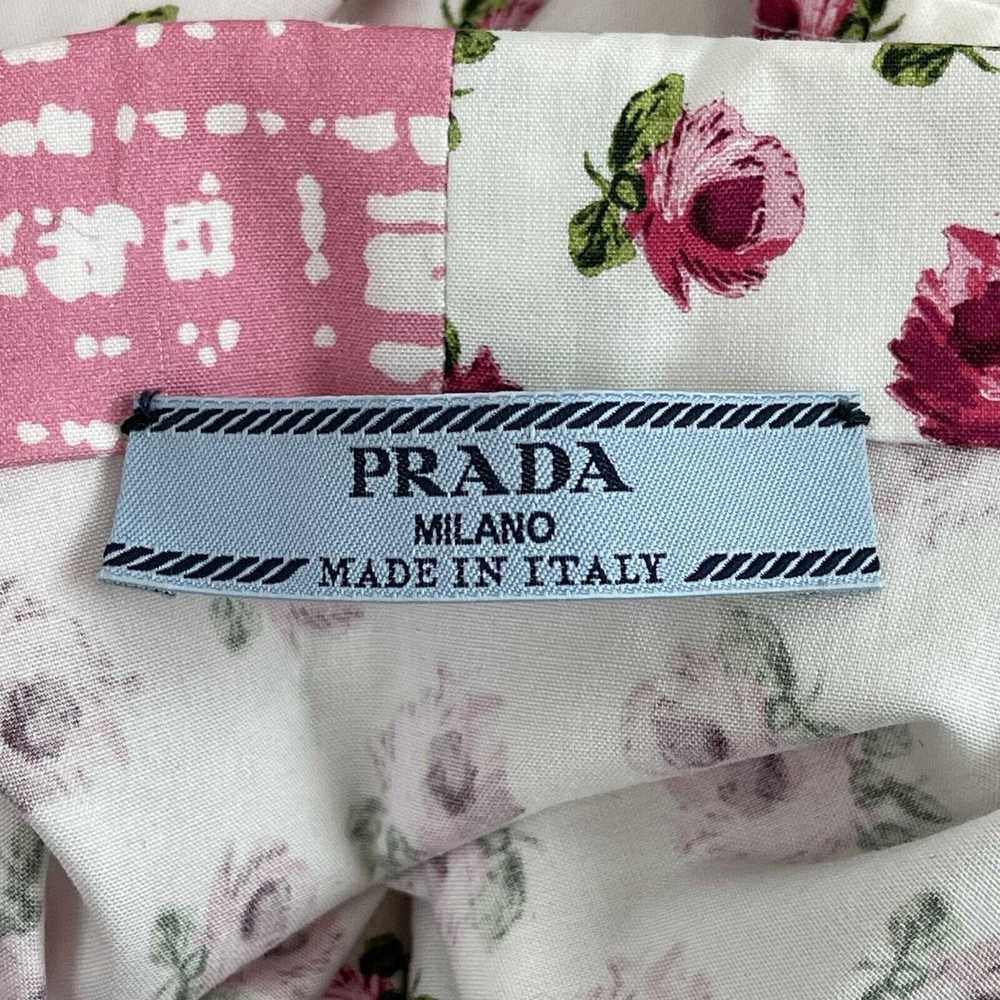 Prada Prada Double Match poplin Button up shirt R… - image 10