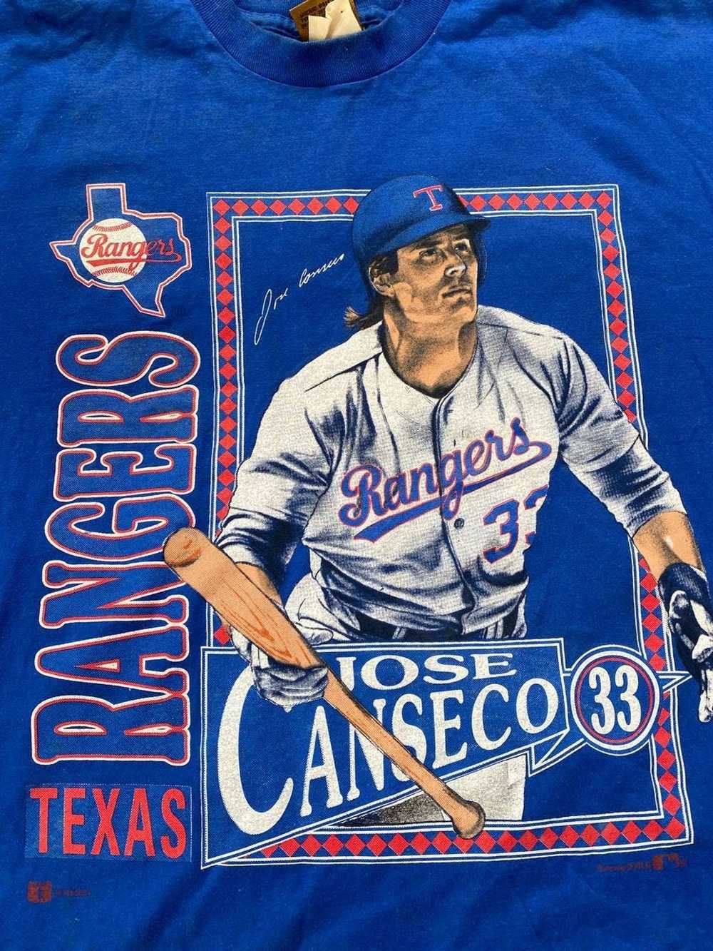 MLB × Nutmeg × Vintage 1992 MLB Rangers Jose Cans… - image 4