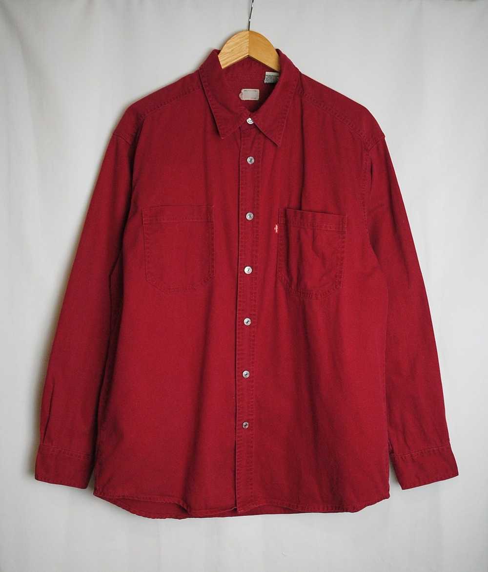 Levi's × Streetwear × Vintage Vintage 90's Red He… - image 1