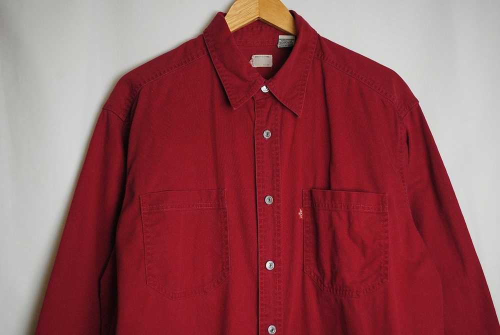 Levi's × Streetwear × Vintage Vintage 90's Red He… - image 3