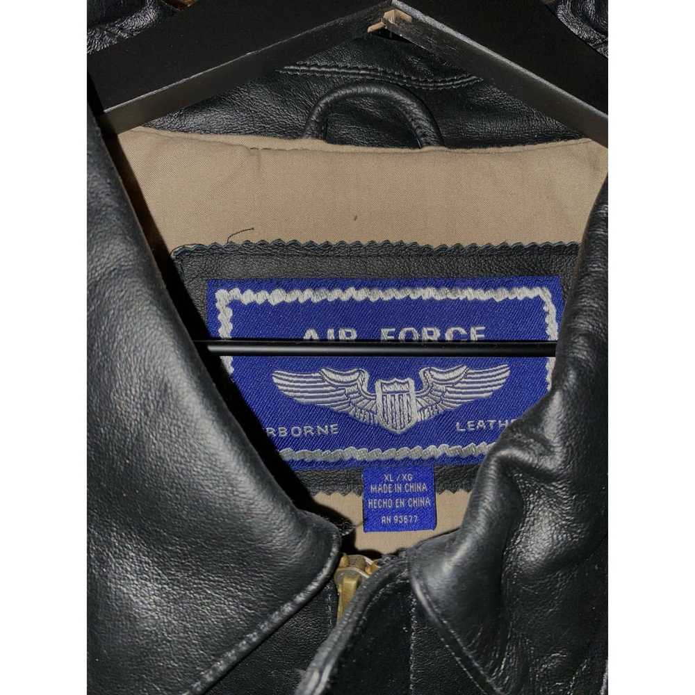 Us Air Force Vintage Air Force 100% Genuine Leath… - image 5