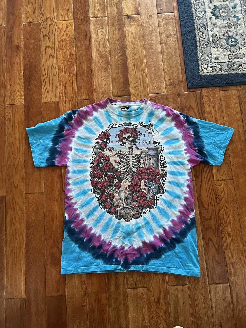 Grateful Dead × Vintage Vintage Y2K Liquid Blue G… - image 1