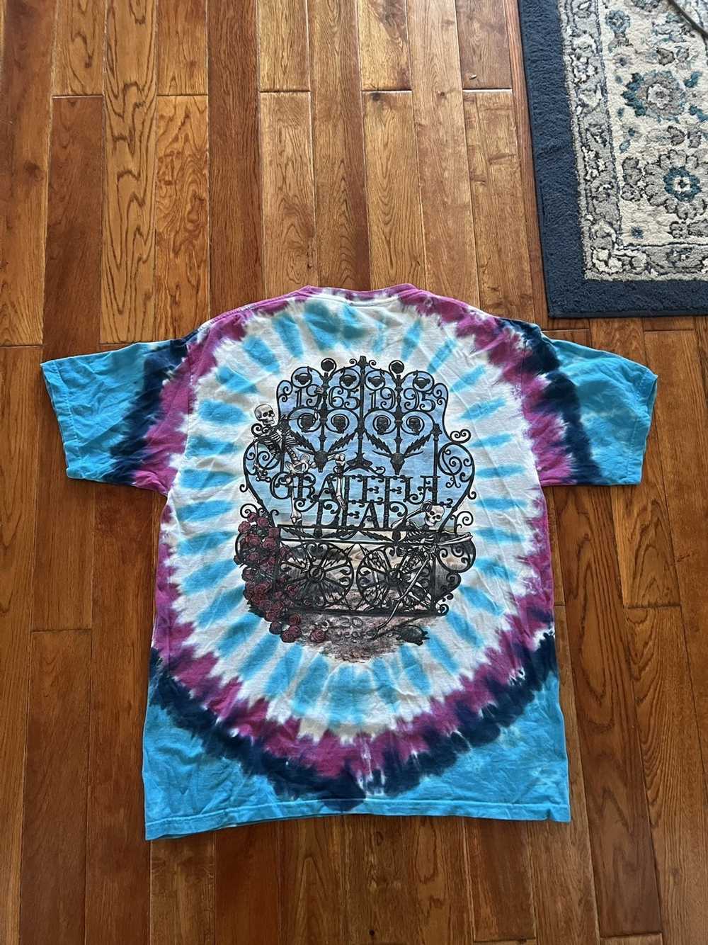 Grateful Dead × Vintage Vintage Y2K Liquid Blue G… - image 2