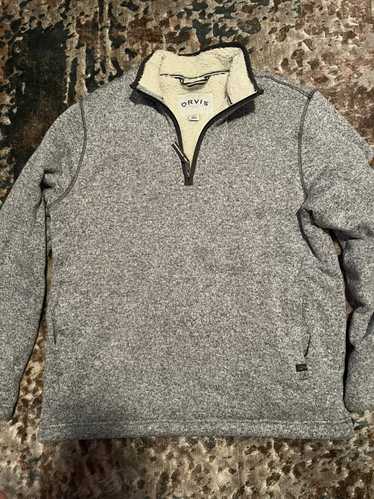 Orvis Gray Orvis Quarterzip Sweater