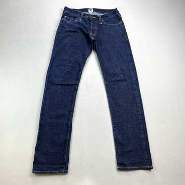 Limited-Edition Distressed Cone Denim® Selvedge Slim Jeans with