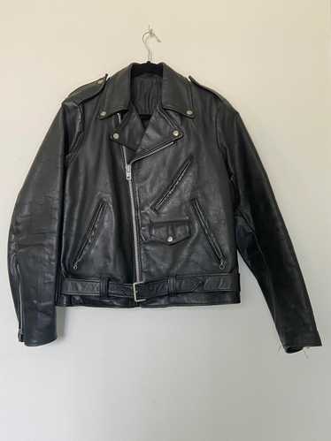 Leather Jacket × Rock Band × Vintage Vintage Class