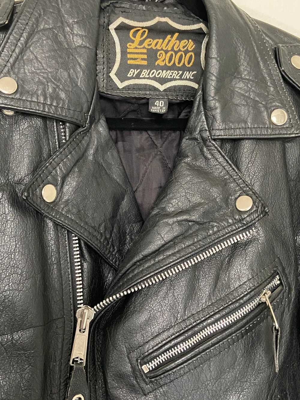 Leather Jacket × Rock Band × Vintage Vintage Leat… - image 3