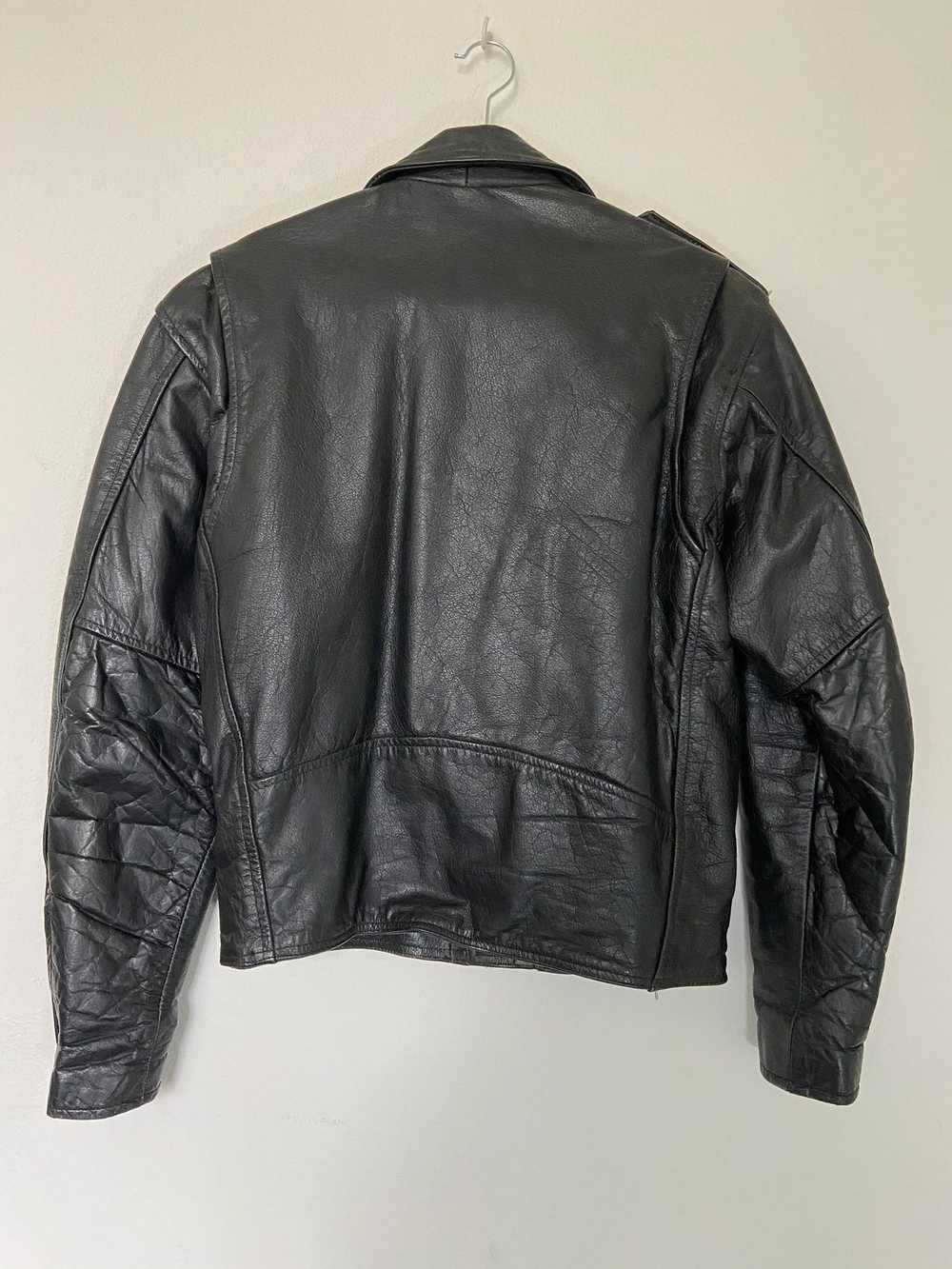 Leather Jacket × Rock Band × Vintage Vintage Leat… - image 5