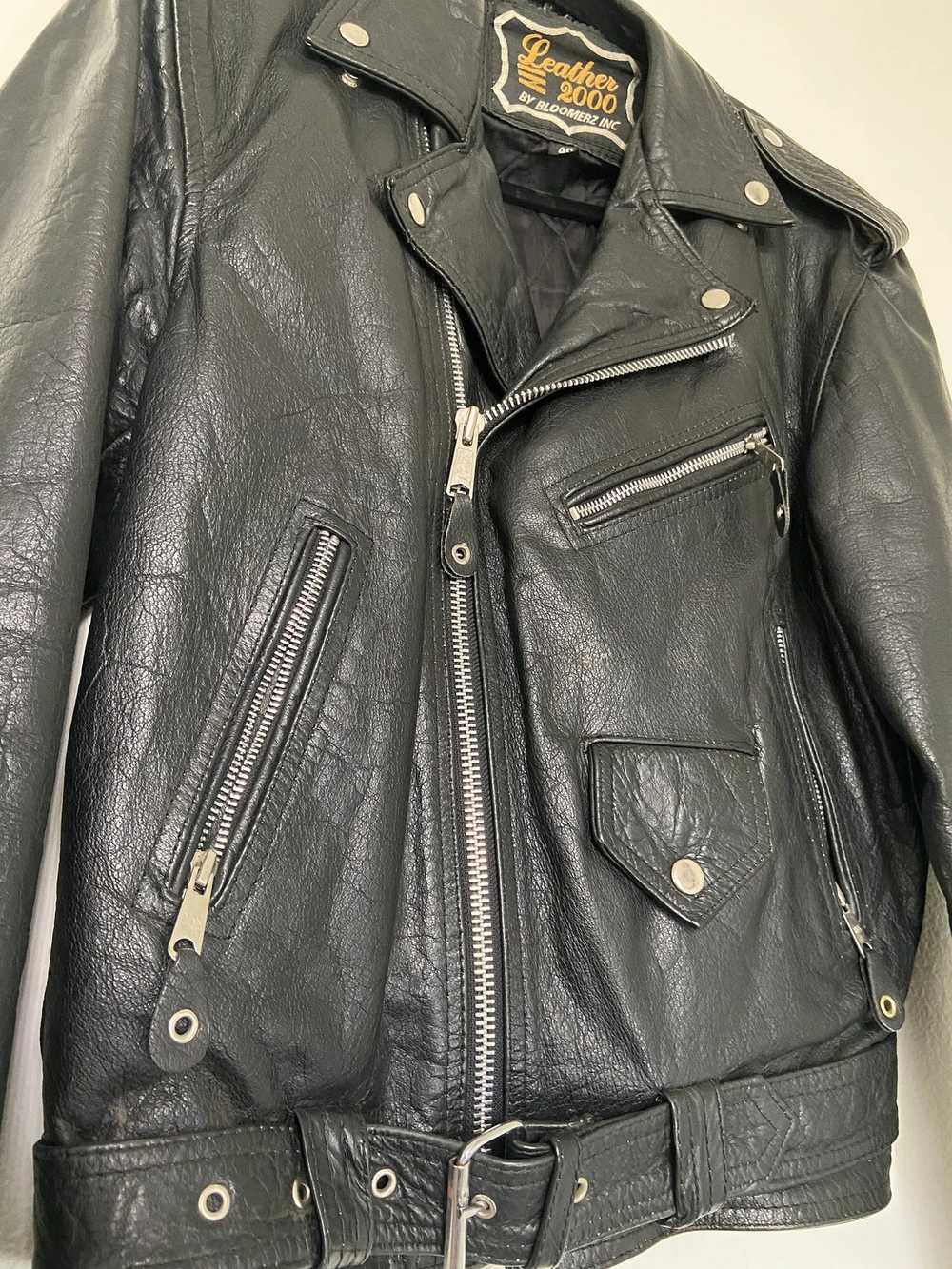 Leather Jacket × Rock Band × Vintage Vintage Leat… - image 6