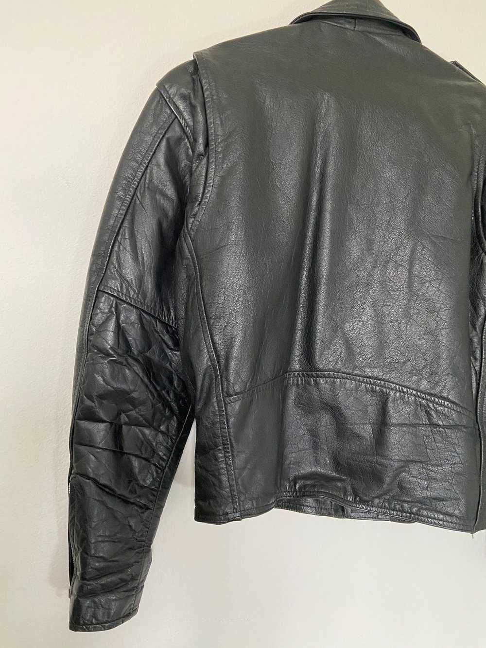 Leather Jacket × Rock Band × Vintage Vintage Leat… - image 7