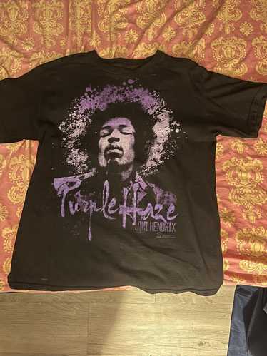 Band Tees × Vintage Black and purple haze shirt