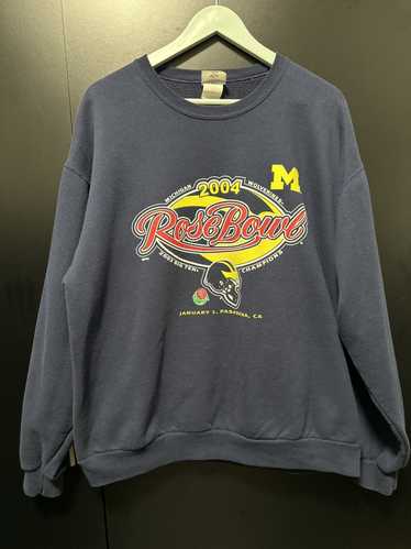 Jerzees Vintage 2004 RoseBowl Wolverines Crewneck - image 1