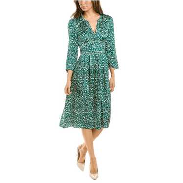 Mid-length dress Ba&sh Green size 1 0-5 in Viscose - 34646179