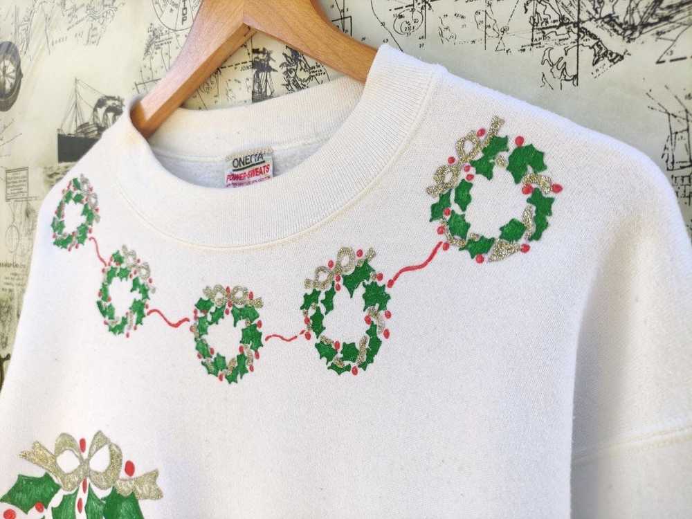 Art × Streetwear × Vintage Merry Christmas Sweats… - image 2