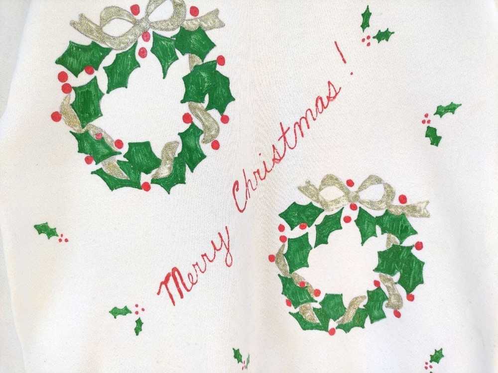 Art × Streetwear × Vintage Merry Christmas Sweats… - image 3