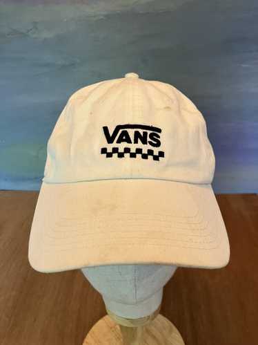 Vans Vans Hat White Strapback Cap Checkered