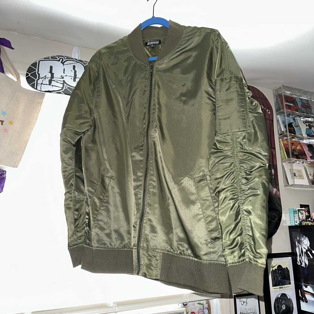 Elwood Elwood: Olive Green Bomber Jacket - image 1