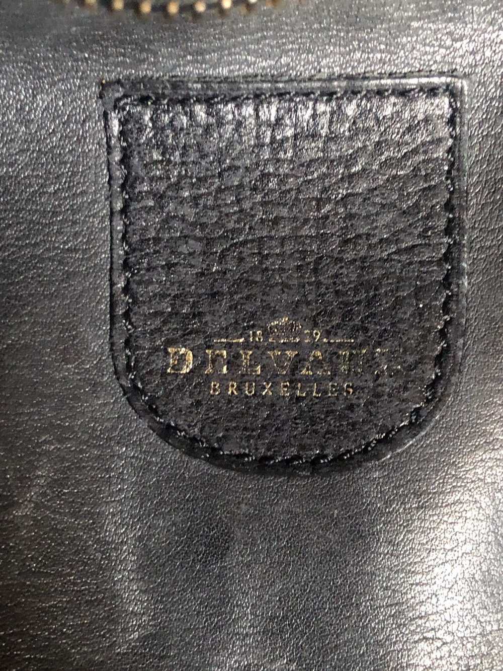 Delvaux DELVAUX Bruxelles Black Leather Shoulder … - image 10