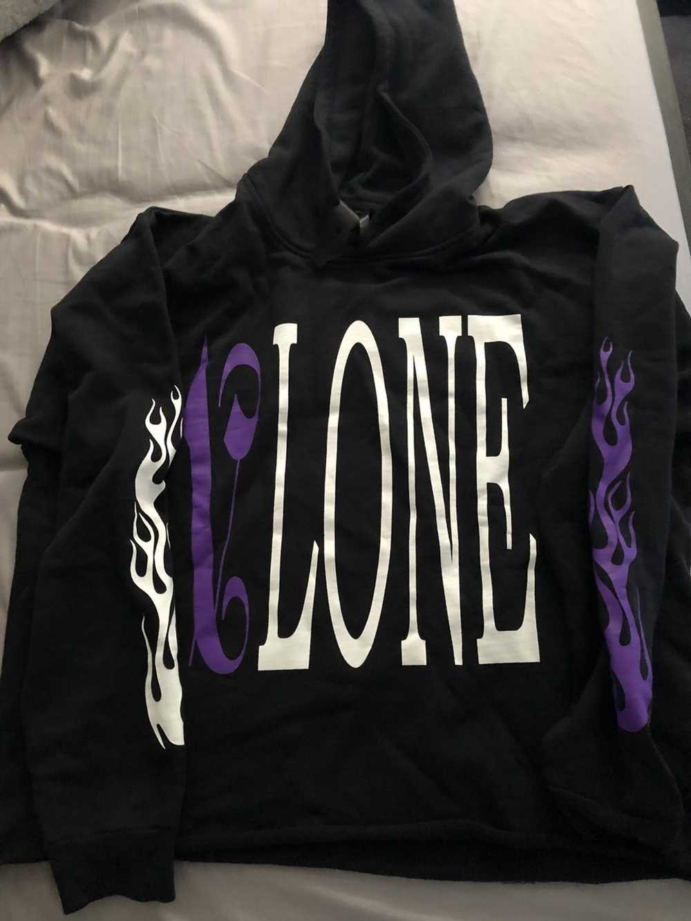 Palm Angels × Vlone Staple Flame Hoodie - image 1