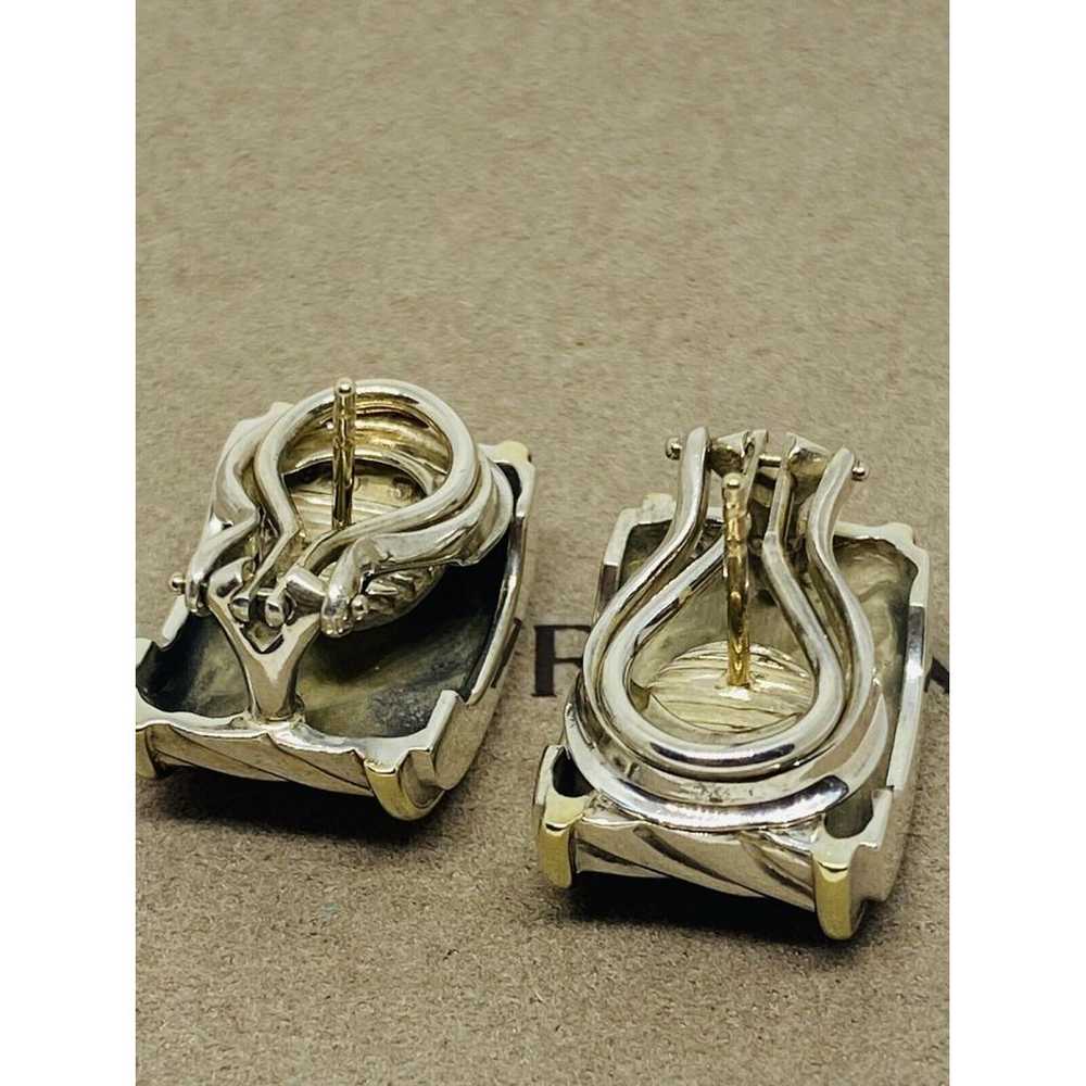 David Yurman Silver earrings - image 7