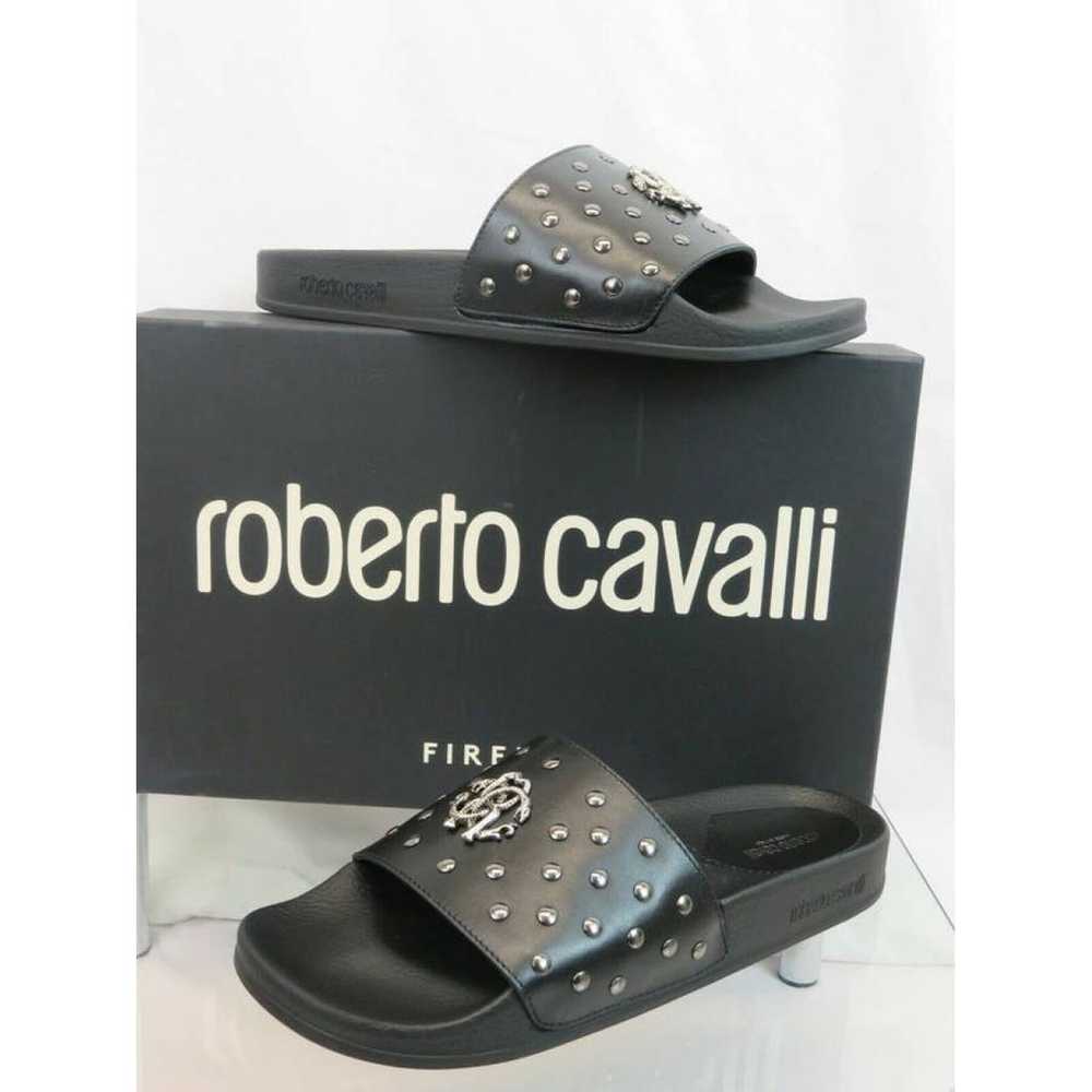 Roberto Cavalli Leather sandals - image 4
