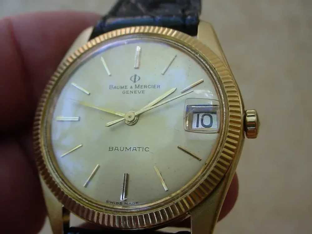 Baume & Mercier Baumatic 3183, 18K Gold, 34 mm. - image 4