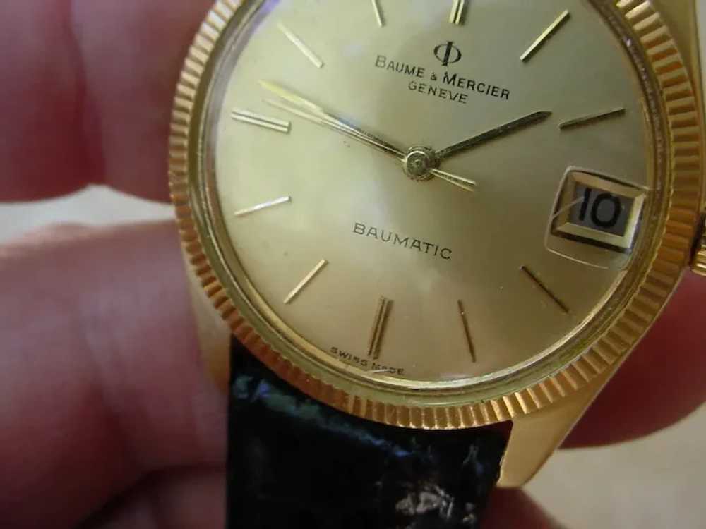 Baume & Mercier Baumatic 3183, 18K Gold, 34 mm. - image 7