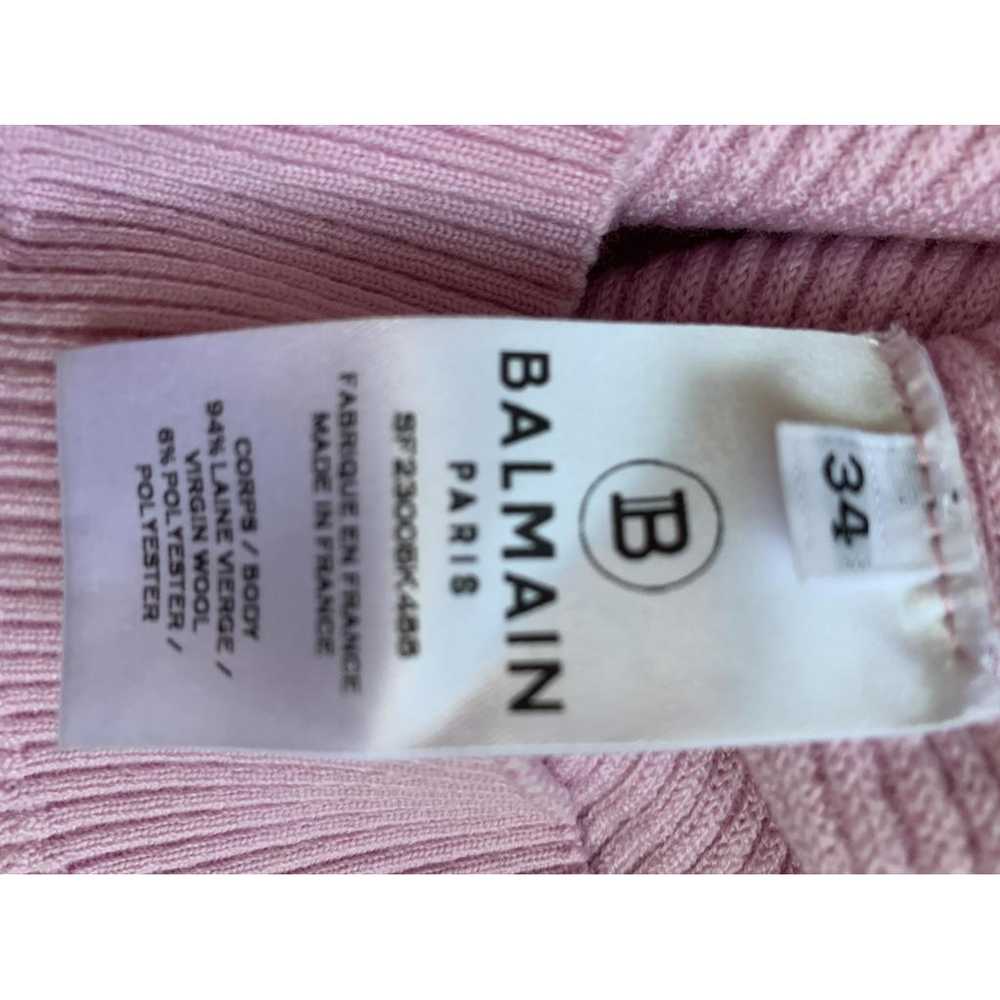 Balmain Wool jersey top - image 3