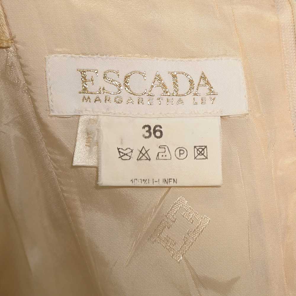 90s/Y2K Escada Margarita Ley Leopard Print Dress … - image 12