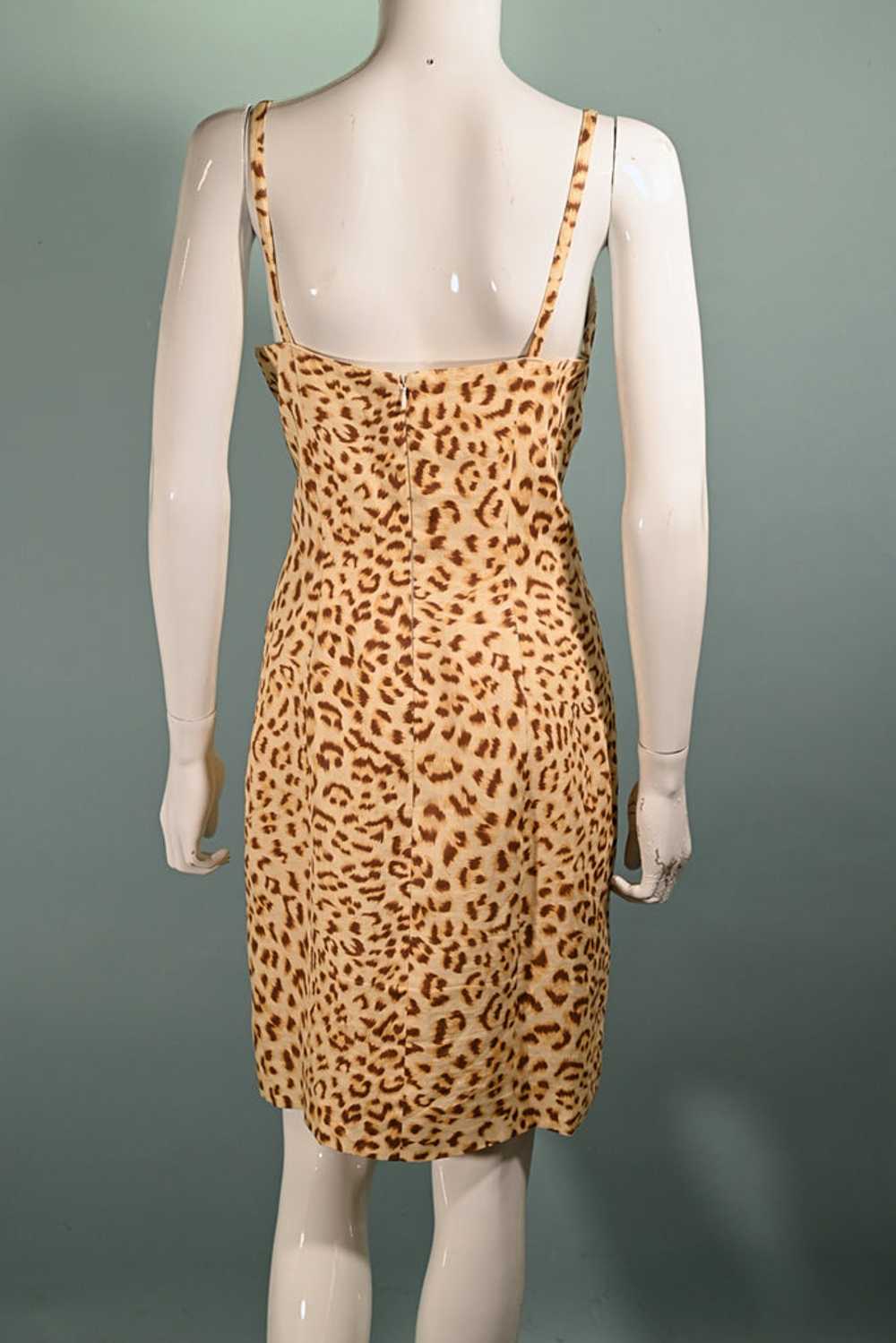 90s/Y2K Escada Margarita Ley Leopard Print Dress … - image 9