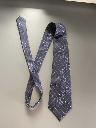 Celine Tie celine Paris , elegant tie , dark blue