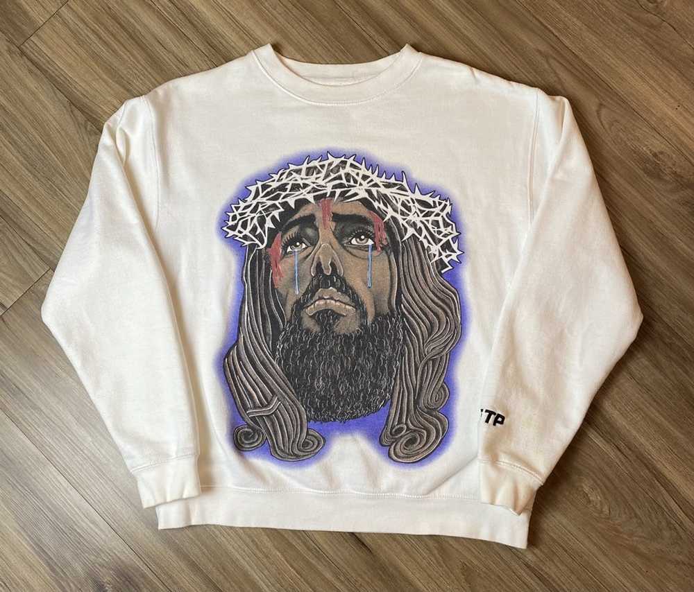 Fuck The Population FTP Jesus Christ Crewneck - image 1