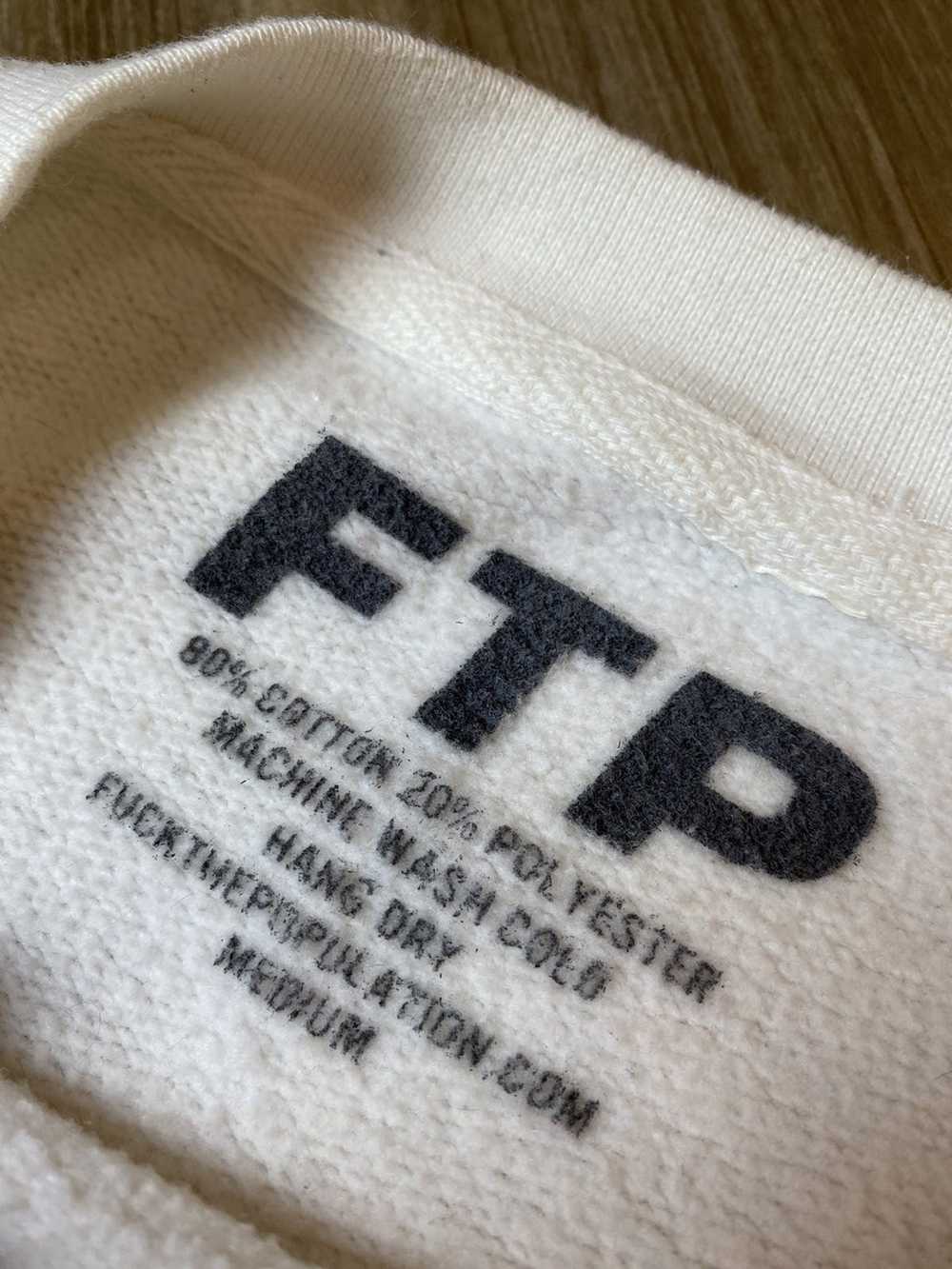 Fuck The Population FTP Jesus Christ Crewneck - image 5