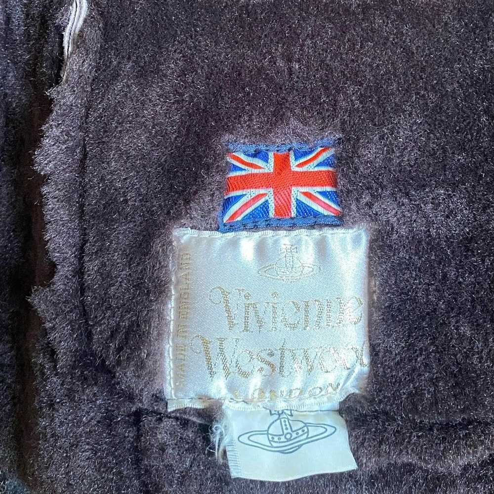 Vivienne Westwood 90s GOLD LABEL SHEARLING COAT - image 9